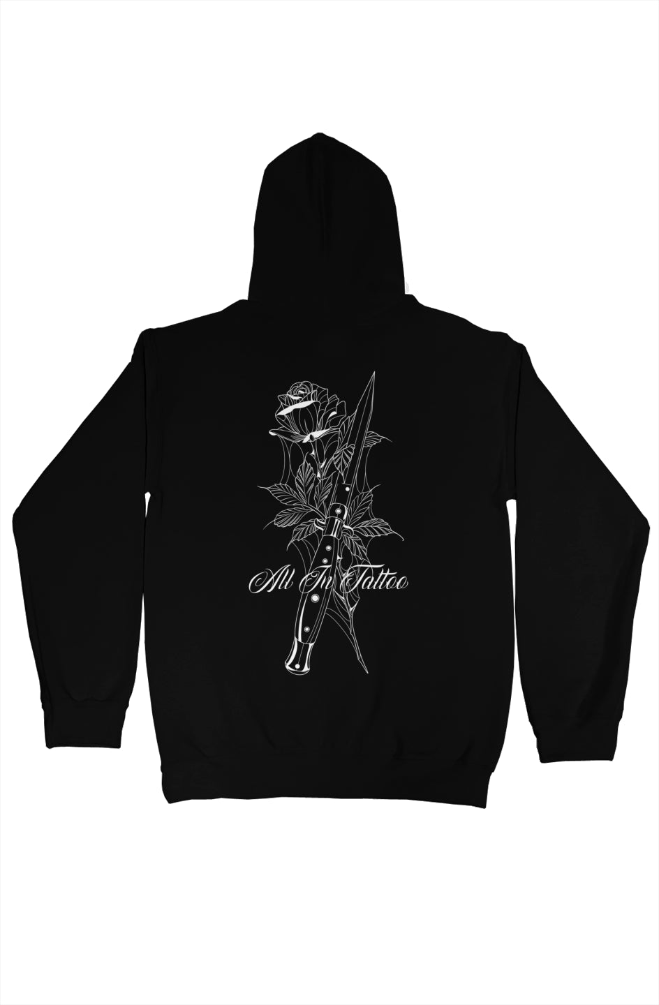 Premium Knife and Rose Hoody