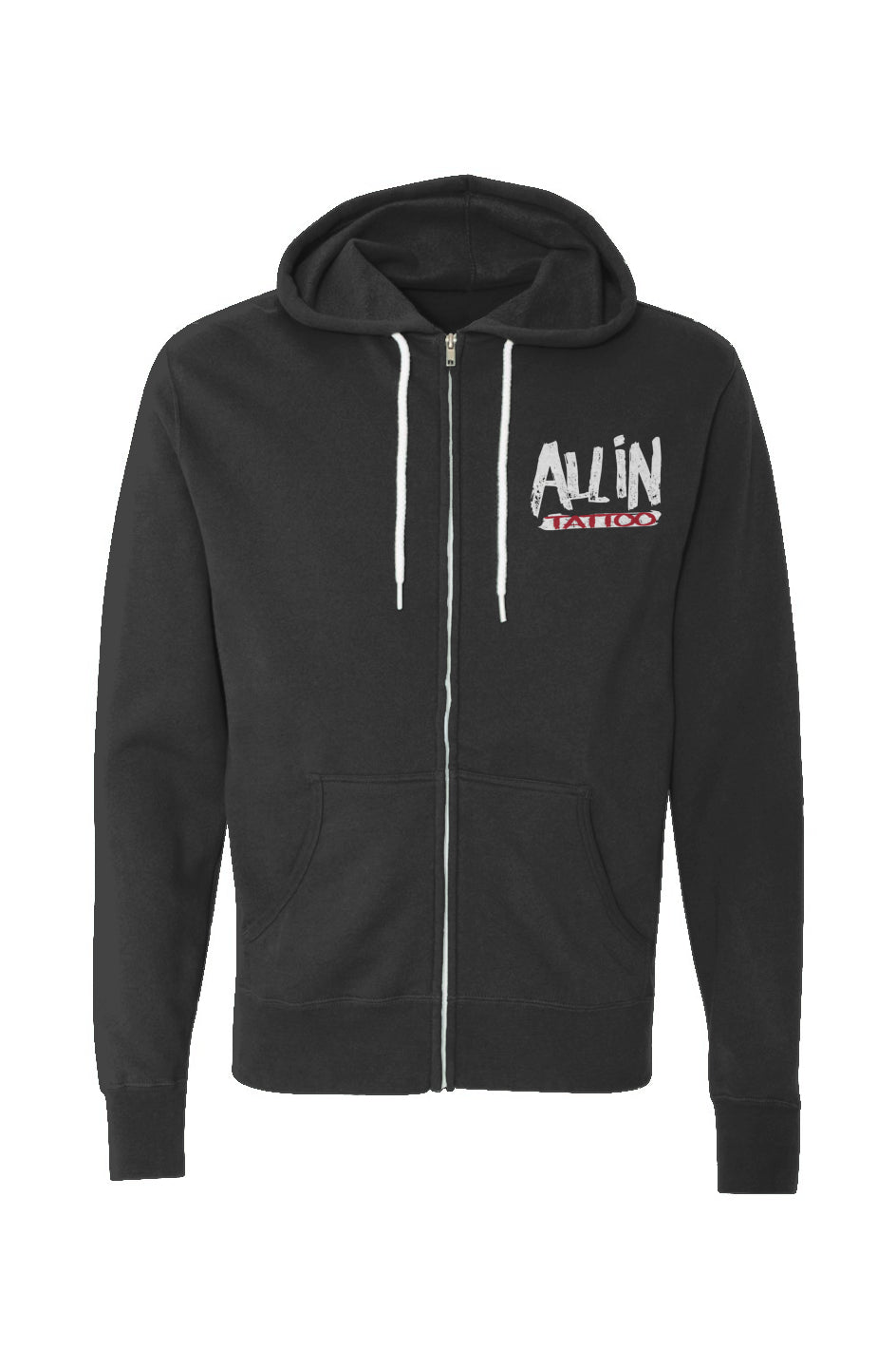 CHIP logo on back Lightweight Full-Zip Hoodie