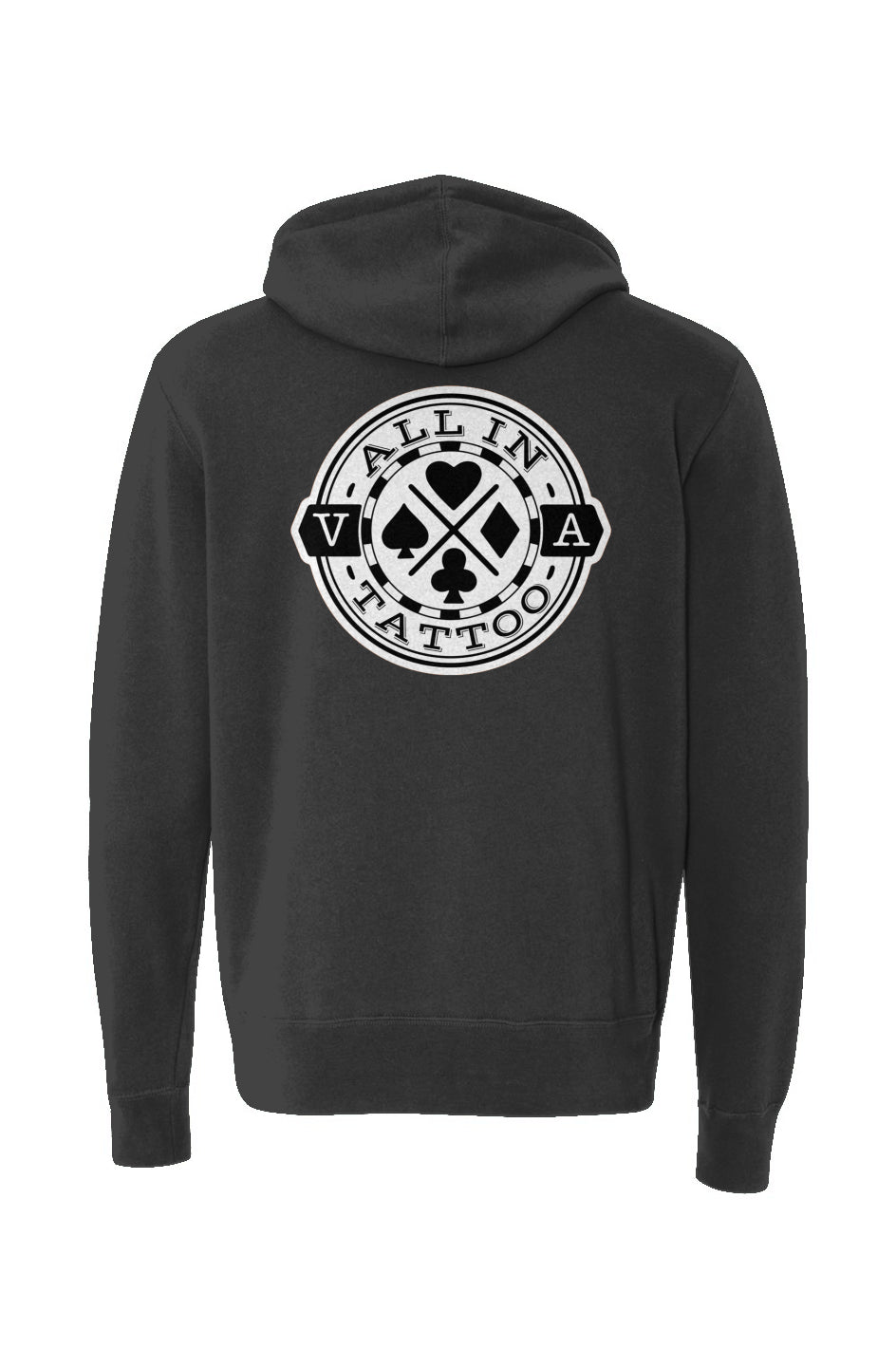 CHIP logo on back Lightweight Full-Zip Hoodie